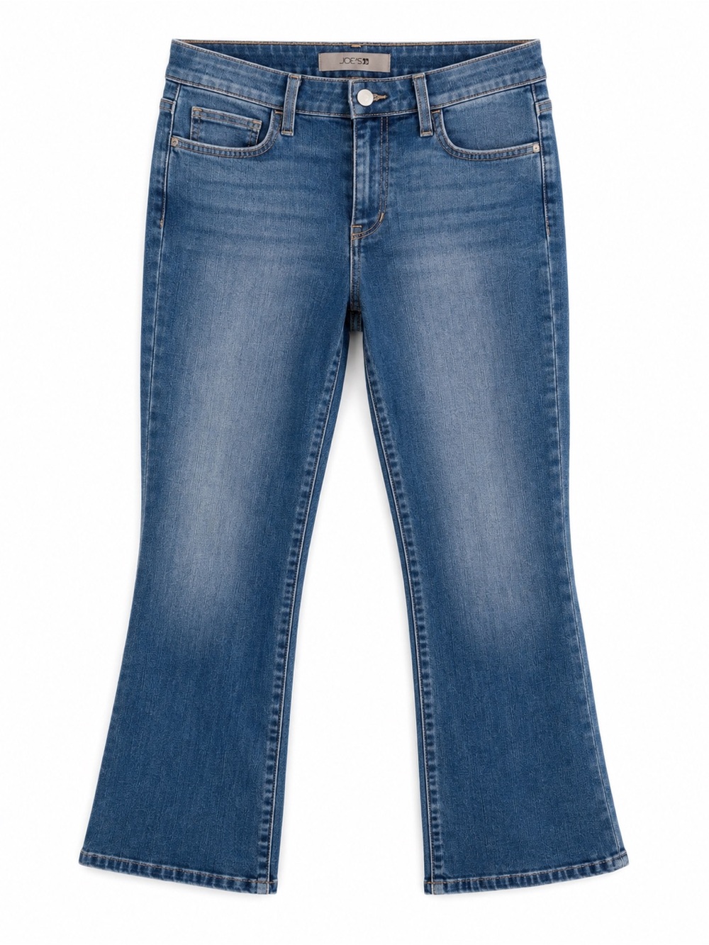 Joe’s Jeans Mid-Rise Tulip Cropped Kick Flare Jeans 28 Blue Denim NWOT